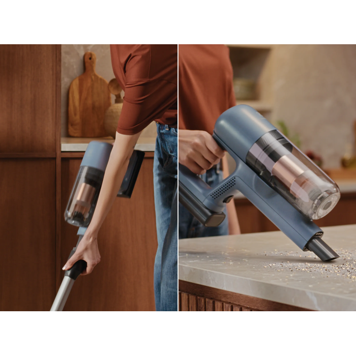 Quick release lets you switch from stick to hand unit in seconds 