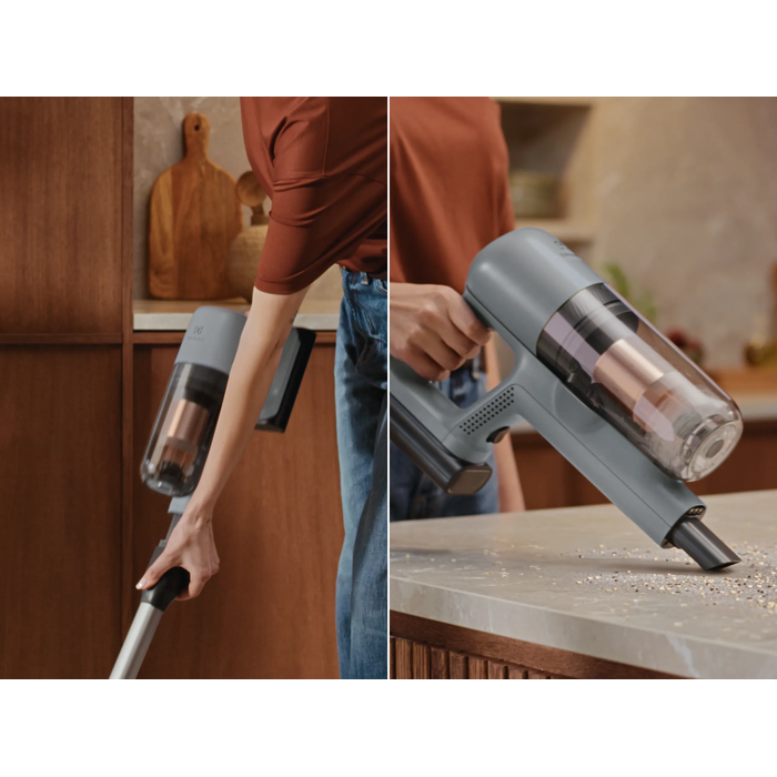 Quick release lets you switch from stick to hand unit in seconds 