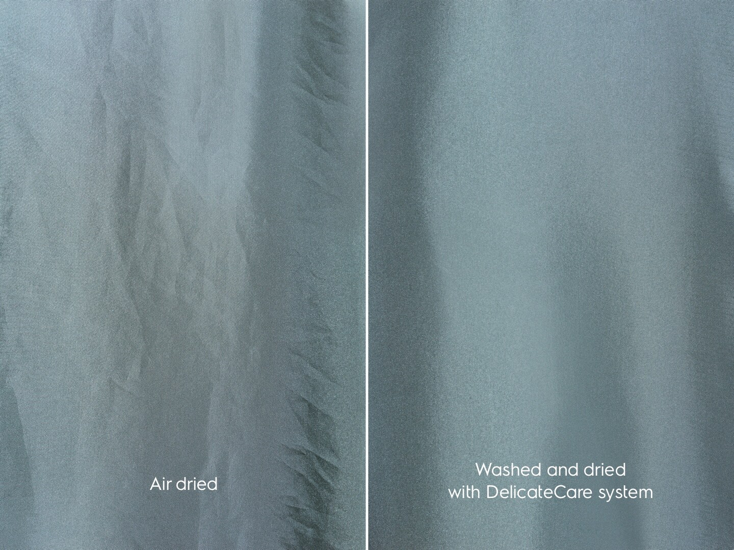 Comparing silk fabric