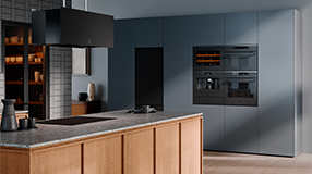 kitchen counter and appliances