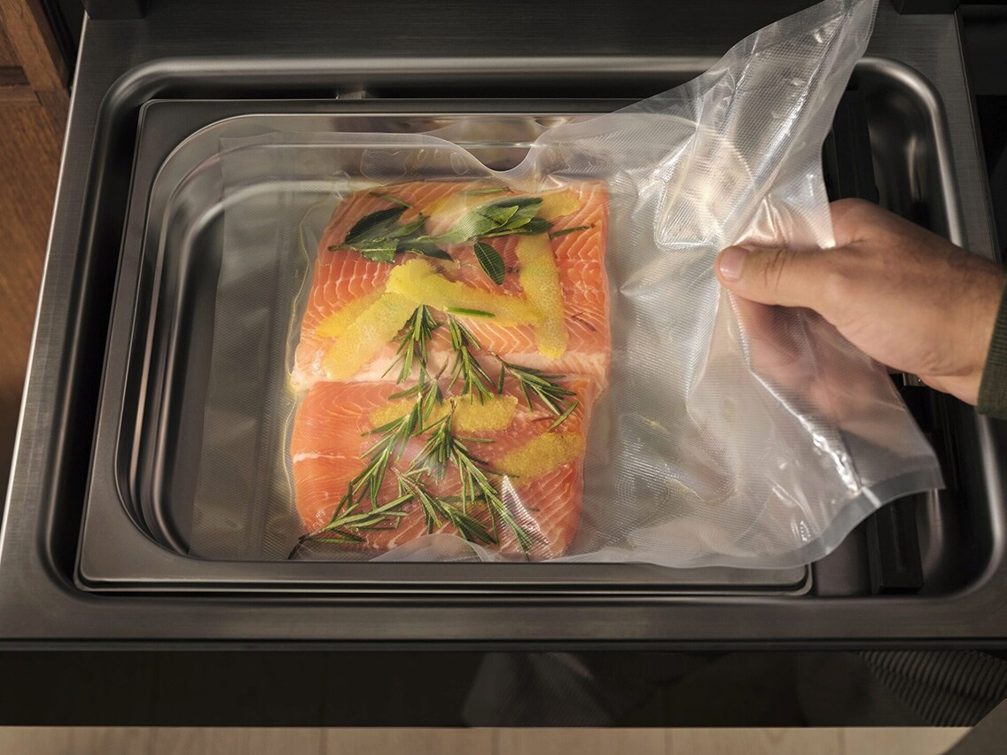 Vakuumförpackad lax