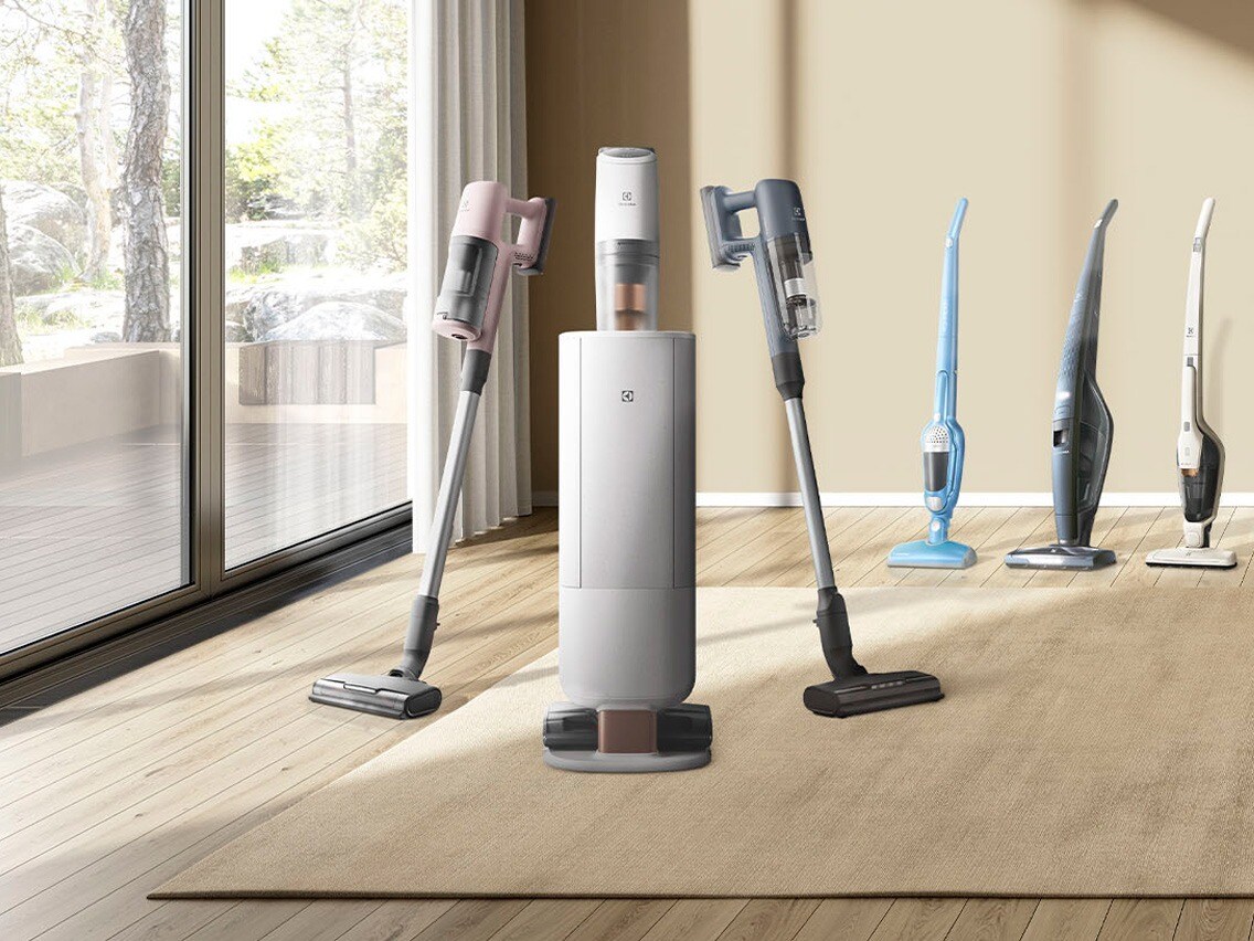 En tidslinje over Electrolux ledningsfri støsvugere, fra den første Ergorapido-model til dagens moderne Ultimate 800-serie.
